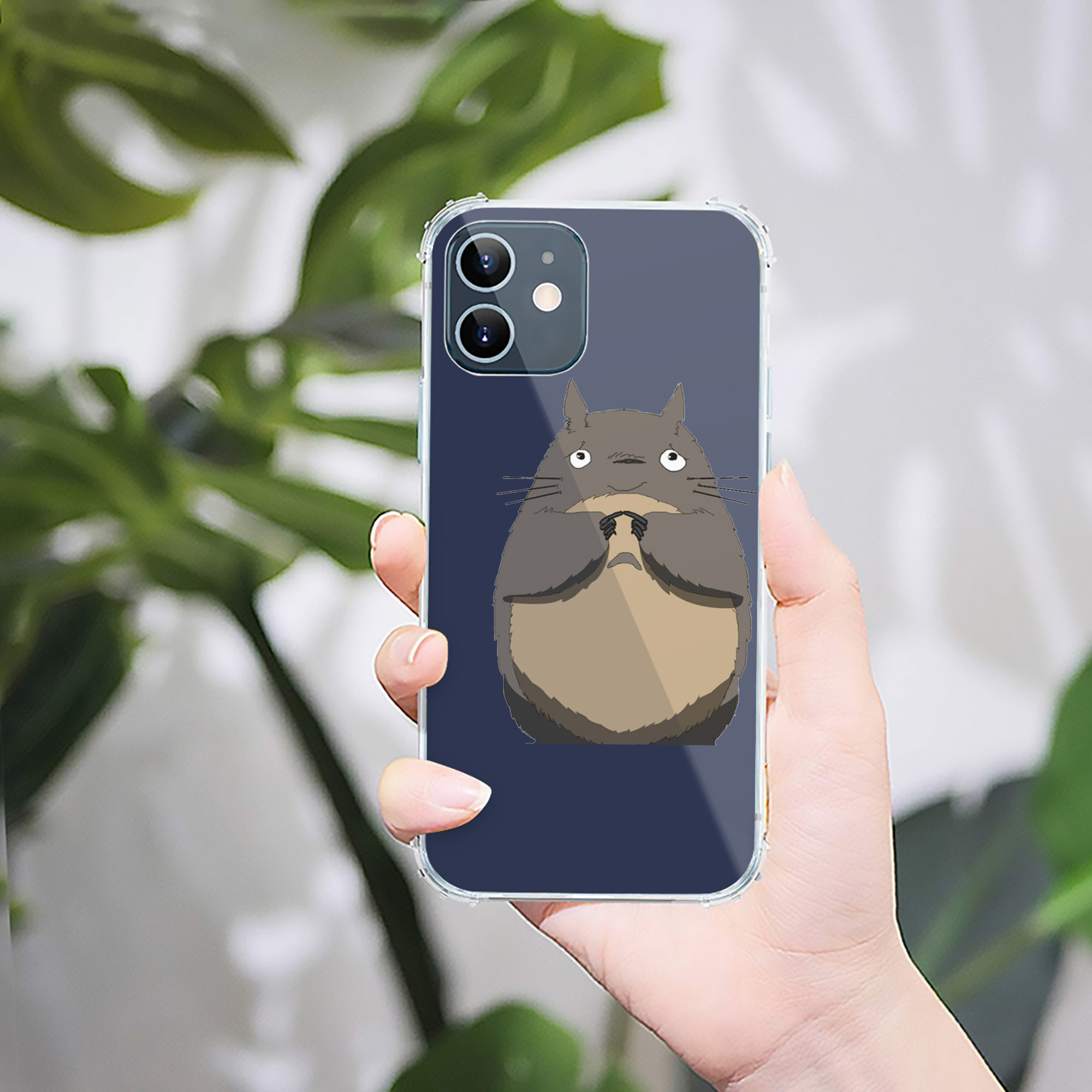 （画像用） となりのトトロ 草壁メイ 草壁サツキ My Neighbor Totoro Satsuki Kusakabe Mei Kusakabe 【iPhone 12シリーズ対応】透明スマホケース（クリアソフトケース）